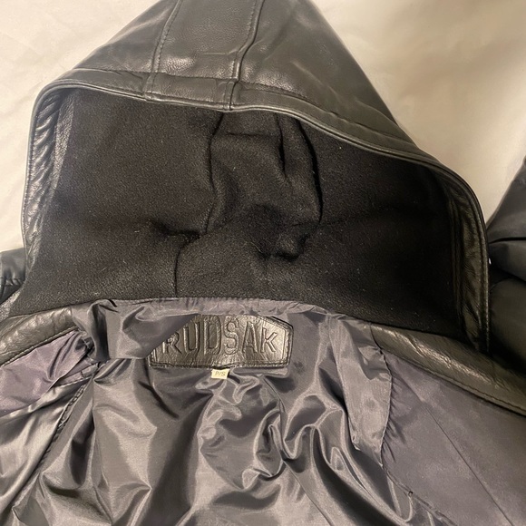 RUDSAK Rare leather/nylon Bomber. Original conception of the Modern RUDSAK Mateo - Picture 12 of 14